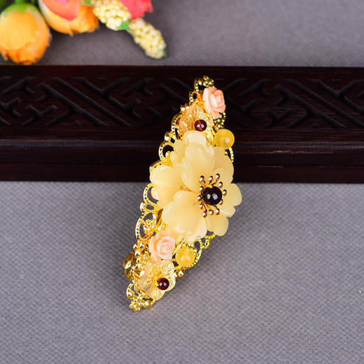 RHX-017新款时尚简约弹簧夹发卡 商品图2