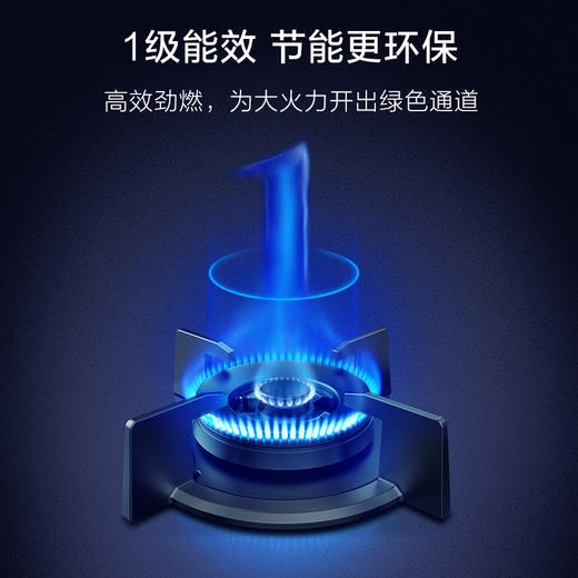 A.O.史密斯黑色玻璃大火力燃气灶 JZT-F3B1 商品图4