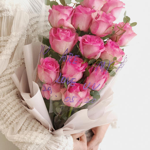 花艺 留言玫瑰花束 商品图1