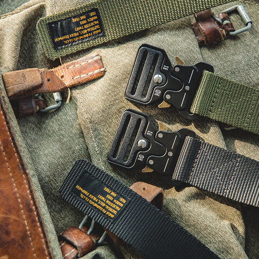 工装优选 日系复古眼镜蛇战术扣腰带配饰阿美咔叽休闲百搭腰带男 商品图2