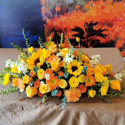 暖色系会议插花 商品图0