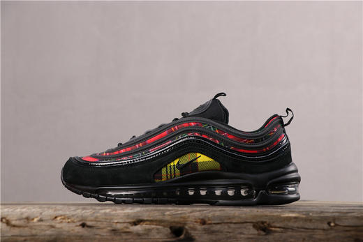 耐克/Nike Air Max 97 OG 银子弹全掌气垫跑鞋 耐克气垫跑鞋 荧光绿 黑 万花筒 笑脸黑红黄 白红 白红灰 黑白紫 纯白 商品图4