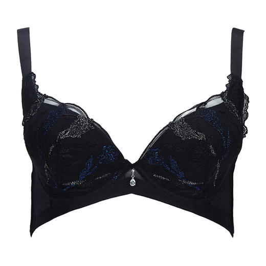 贝佳人新品透气薄棉杯大胸mm包容上托罩杯大码内衣显胸小BW92704 商品图1