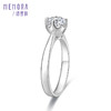 拥爱系列白色18K金钻石单镶钻戒DR0155 商品缩略图2