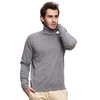 羊绒世家秋冬新款休闲中年100%羊绒衫高领套衫针织衫纯色男士毛衣 商品缩略图2