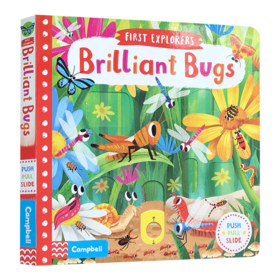 小小探索家系列 聪明的虫子 英文原版绘本 First Explorers Brilliant Bugs 英文版儿童英语启蒙读物 进口原版机关活动操作纸板书
