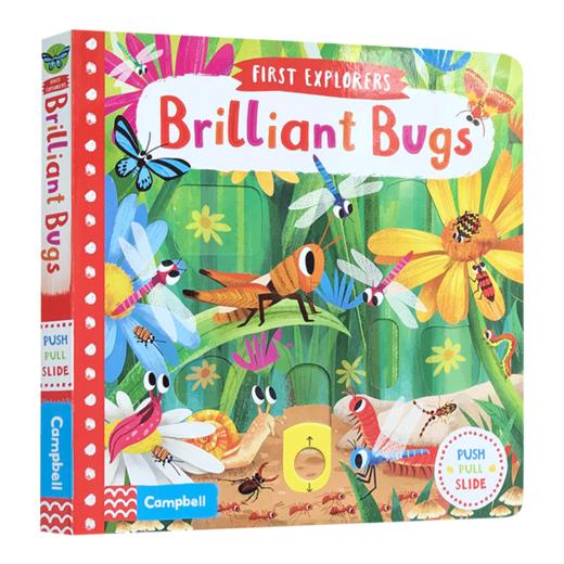 小小探索家系列 聪明的虫子 英文原版绘本 First Explorers Brilliant Bugs 英文版儿童英语启蒙读物 进口原版机关活动操作纸板书 商品图0