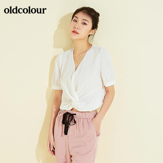oldcolour扭结上衣BM21011025 商品图2