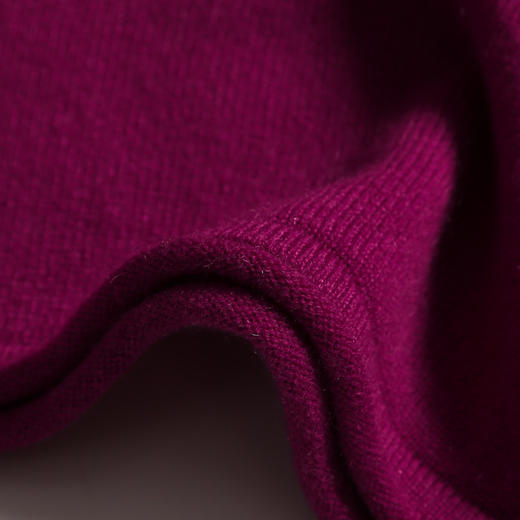 羊绒世家秋冬圆领纯山羊绒衫女套头毛衣直筒宽松多色薄内搭针织衫 商品图8