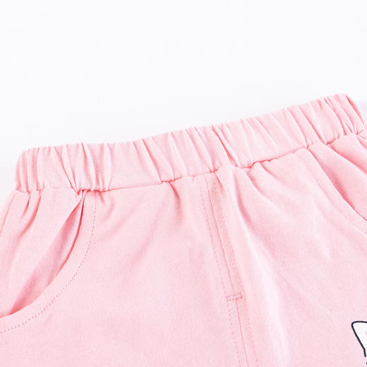 贝贝怡女童洋气短裤2020夏装新款大童宝宝薄款外穿纯棉裤子打底裤 商品图7