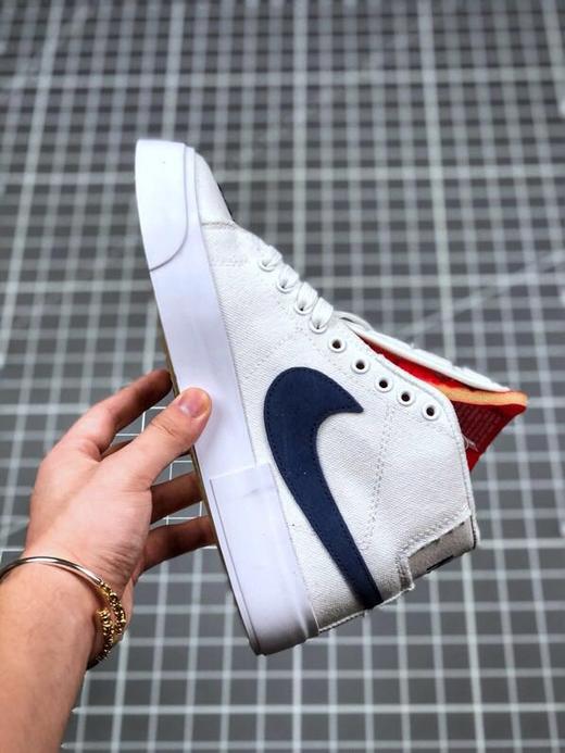 NIKE sb ZOOM BLAZER 男子解构 拆线大钩子板鞋休闲鞋CI3833-100 商品图1