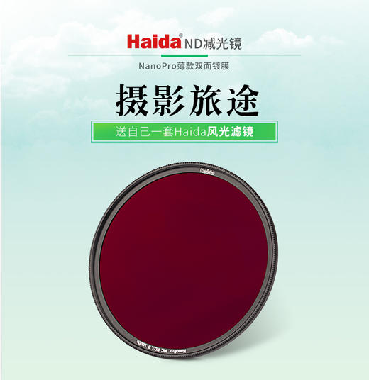 Haida海大NanoPro 双面镀膜抗色偏ND减光镜 商品图0