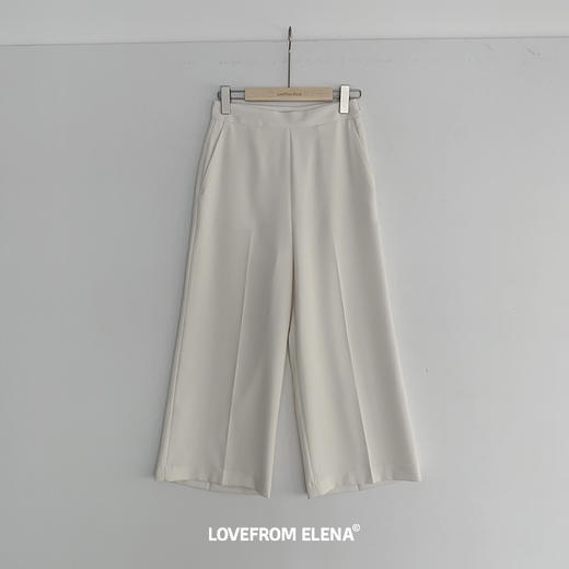 圆领短袖八分裤两件套（米白） 商品图5