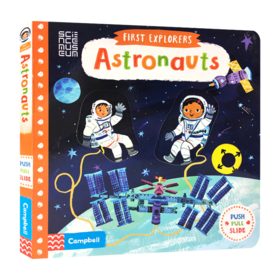 小小探索家系列 宇航员 英文原版绘本 First Explorers Astronauts 儿童英语启蒙机关操作纸板书 英文版 进口原版英语书籍
