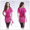 PDD-LJL新款v领性感蕾丝包臂短袖裙TZF 商品缩略图0