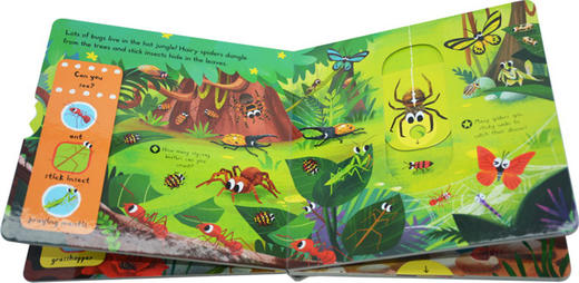小小探索家系列 聪明的虫子 英文原版绘本 First Explorers Brilliant Bugs 英文版儿童英语启蒙读物 进口原版机关活动操作纸板书 商品图1