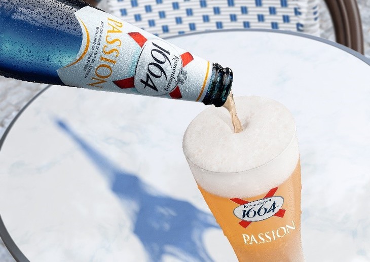 1664百香果风味啤酒瓶装330ml6330ml12330ml24