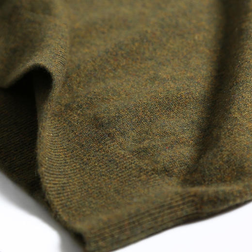 羊绒世家秋冬新款圆领羊绒衫男薄款打底毛衣休闲套头衫纯色针织衫 商品图2