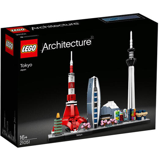 乐高(LEGO)积木 建筑系列 东京天际线16岁+21051 儿童玩具  粉丝收藏 商品图0