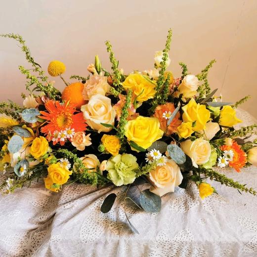 暖色系会议插花 商品图1