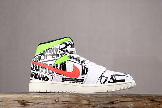 乔丹/Air Jordan AJ1 aj1 乔丹1代 乔1 乔丹1代中帮系列 Air Jordan 1 Mid "Lakers" 货号：852542-700 乔1 aj1 中帮白黄湖人 中帮湖人 商品图0