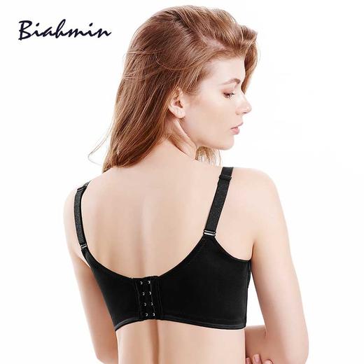 贝佳人正品软钢圈上托文胸调整型宽侧收副乳火辣性感蕾丝内衣BW91727 商品图3