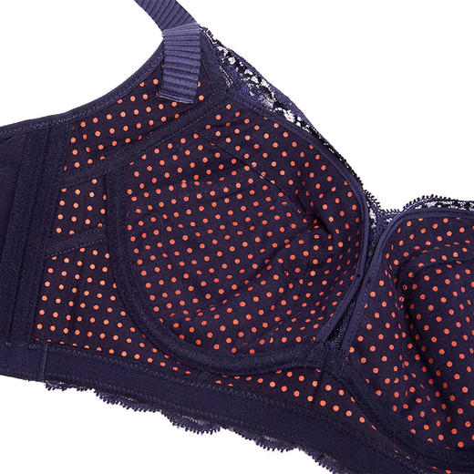 贝佳人正品薄收副乳聚拢调整型内衣女聚拢有钢圈收副乳文胸BW91741 商品图4