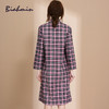 贝佳人正品春夏连衣裙舒适休闲格子衬衫连衣裙Polo衫中长裙家居服BW53720 商品缩略图2