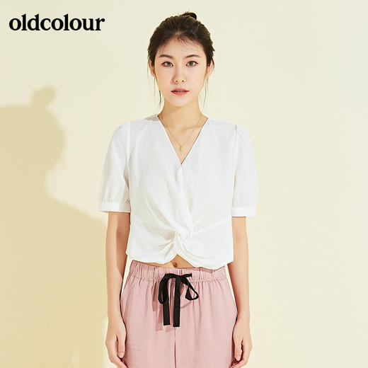 oldcolour扭结上衣BM21011025 商品图1