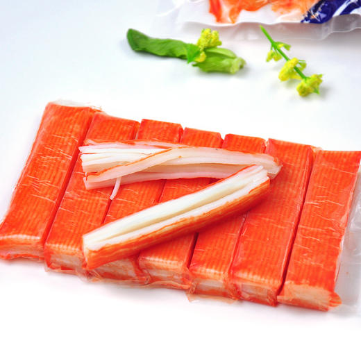 【蟹肉棒145g/袋】鱼肉含量高 手撕蟹肉、口感鲜美 即食型 寿司火锅 商品图2