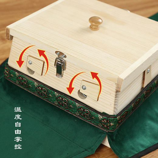 新品随身实木灸盒 颈椎 腰腹 膝盖灸盒 商品图4