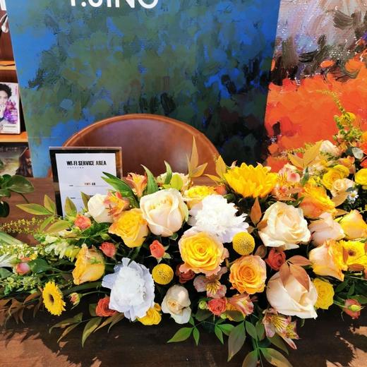 暖色系会议插花 商品图4