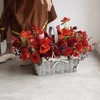 《伊人红妆》进口冬优雅气手提花篮 商品缩略图5