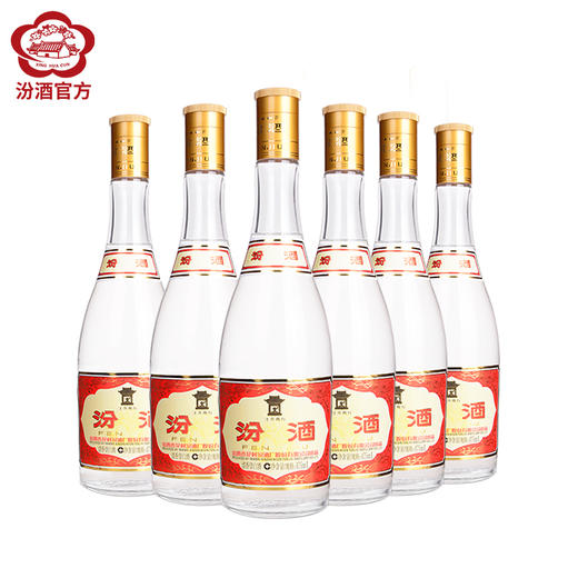 山西汾酒杏花村酒 玻汾酒53度 黄盖汾酒 475ml*6瓶清香型国产白酒 商品图5