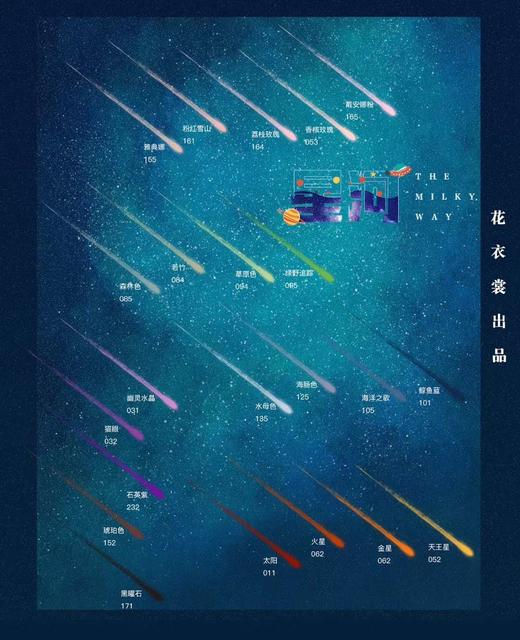 QY星河系列包装纸（20张/包）60*60cm 商品图1