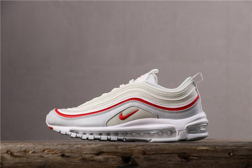 耐克/Nike Air Max 97 OG 银子弹全掌气垫跑鞋 耐克气垫跑鞋 荧光绿 黑 万花筒 笑脸黑红黄 白红 白红灰 黑白紫 纯白 商品图6