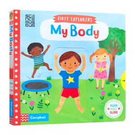 小小探索家系列 我的身体 英文原版绘本 First Explorers My Body 幼儿知识探索启蒙 英文版儿童英语机关操作纸板书 进口原版书籍