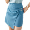 YX-202012夏季新款东大门纯色小心机不对称时尚半身裙短裙子 商品缩略图4