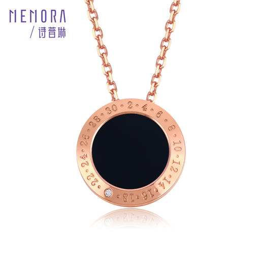 【积分抵值】时光印记18K玫瑰金钻石项链DN046601、DN0466 商品图2