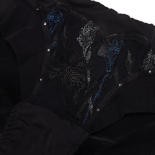 贝佳人正品刺绣网布透气内裤薄舒适中低腰平角裤女士收腹包臀底裤 商品图3