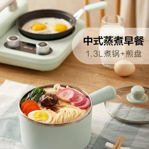 小熊（Bear）烤面包机多士炉三明治机电饼铛电热锅电火锅多功能早餐机 DSL-A13F1产地直发  商品图3