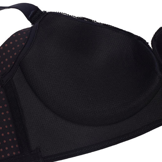 贝佳人3/4无钢圈防滑肩带减压小胸罩杯精致刺绣平脂美背内衣BW95728 商品图5