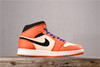 乔丹/Air JoAJ1 aj1 乔丹1代 乔1 乔丹1代中帮系列  乔1中帮扣碎黑勾  白蓝红小闪电 Air Jordan 1 MID 货号：852542-301 乔1中帮白绿凯尔特人 商品缩略图8