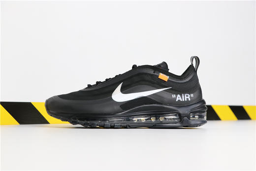 耐克/NIKE  Air Max 97 子弹 全掌气垫跑步鞋系列 耐克97气垫 Off-White x Nike Air Max 97 “Queen”灰粉 宝蓝 黑 色 白黑 商品图1