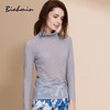 贝佳人正品新品简约舒适薄款纯色长袖修身显瘦高领打底衫T恤上衣BW51732 商品缩略图1