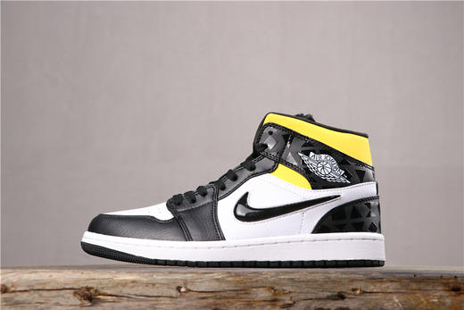 乔丹/Air Jordan AJ1 aj1 乔丹1代 乔1 乔丹1代中帮系列 Air Jordan 1 Mid “Quai 54” 货号：CJ9219-001 乔1中帮四色鸳鸯 36-46 商品图4
