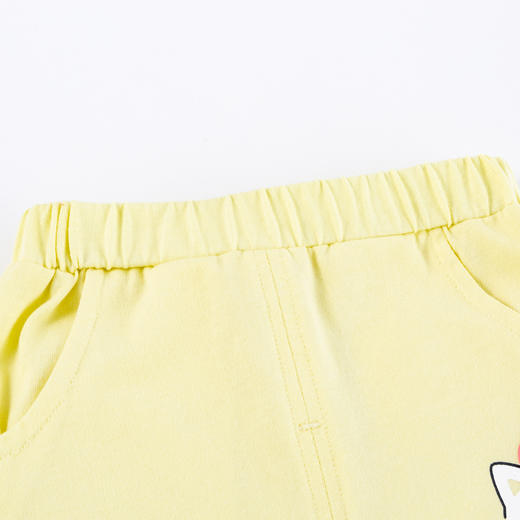 贝贝怡女童洋气短裤2020夏装新款大童宝宝薄款外穿纯棉裤子打底裤 商品图13