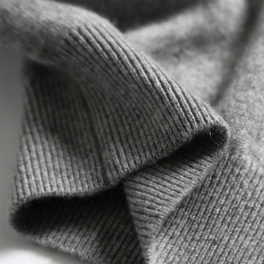 羊绒世家秋冬100%山羊绒针织衫套头女高领纯色羊绒衫内搭保暖毛衣 商品图3