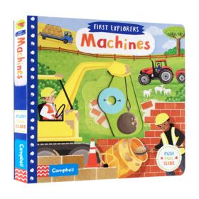 小小探索家系列 机器 英文原版 First Explorers Machines 英文版儿童英语启蒙绘本 幼儿交通工具认知机关书 进口原版书籍