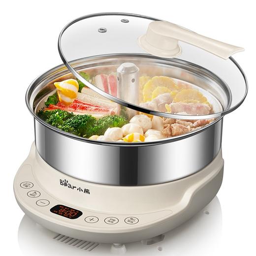 小熊（Bear）升降电火锅自动5L家用电煮锅电蒸锅电热锅多功能智能定时多用途锅DHG-A50H1产地直发  商品图9
